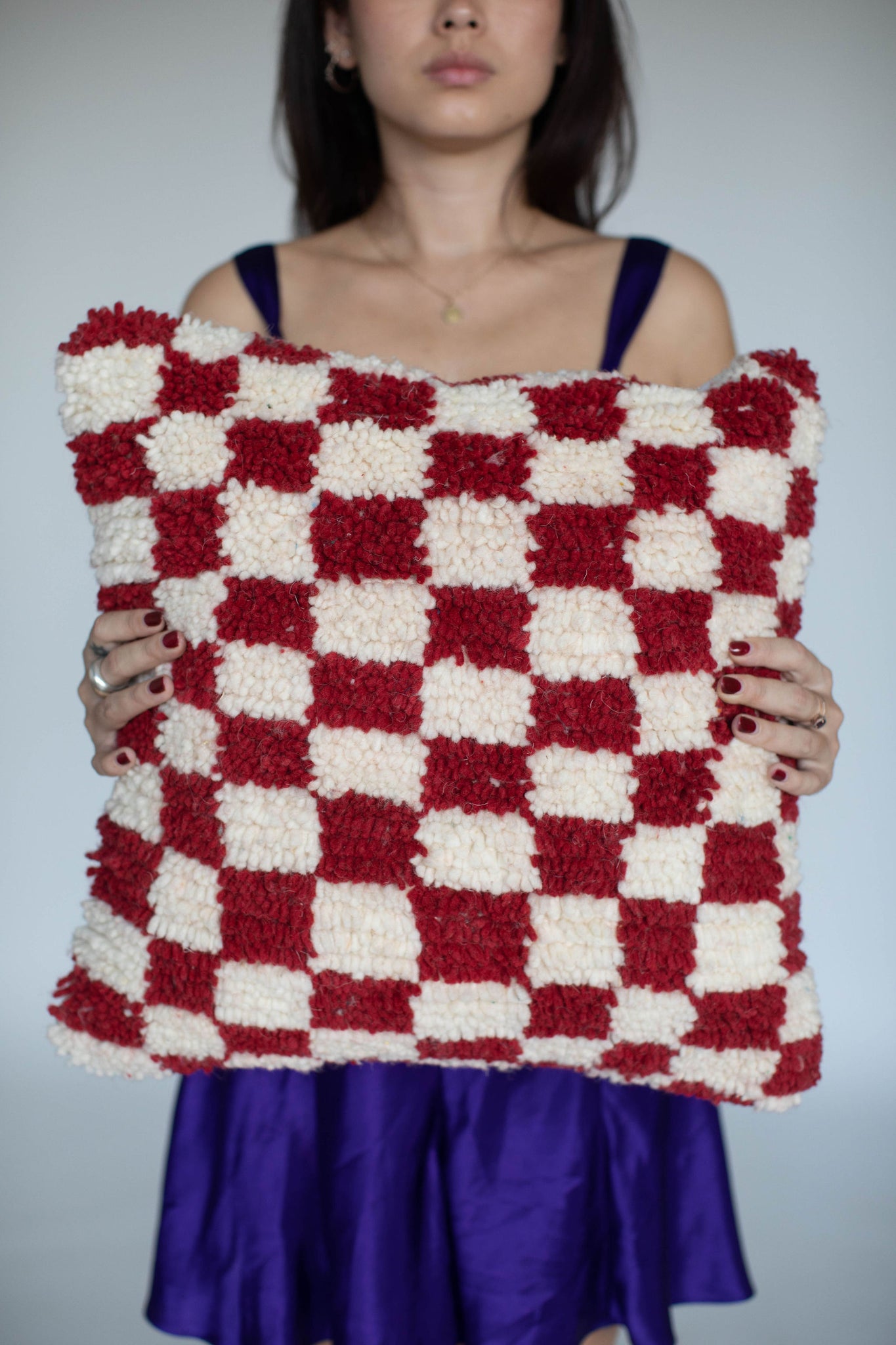 Handmade Moroccan Checkered Pillows