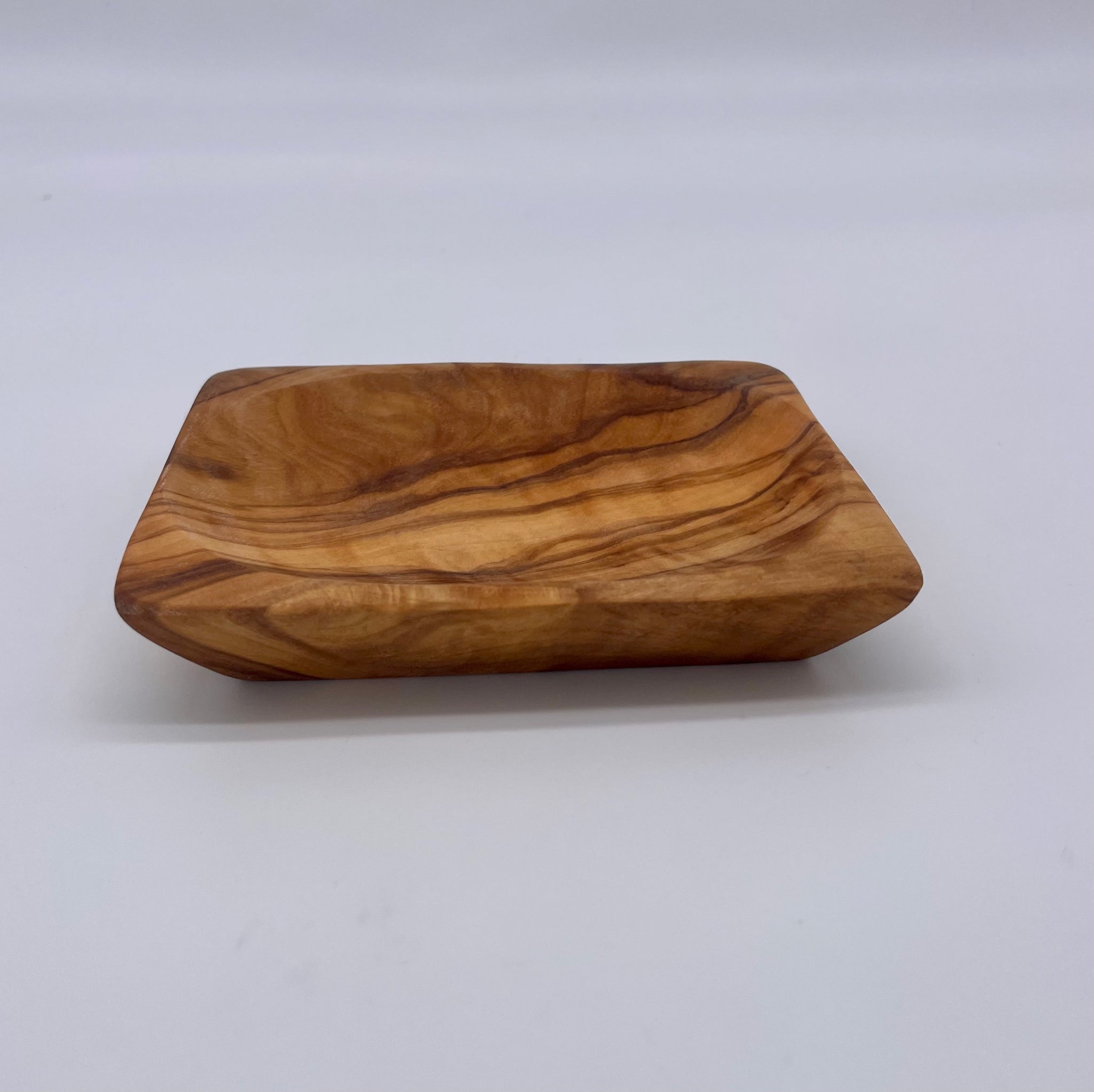 Olive Wood Soap Dish Small